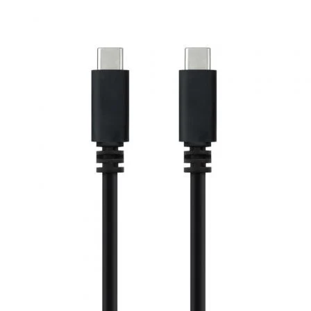 Nanocable Cable USB 2.0 USB-C a USB-C 1,5 m Negro